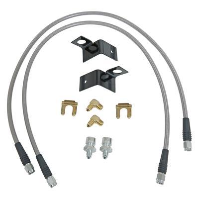 Wilwood Flexline Kit 30 inch -3 M10-1.0 IF 1/8 NPT 90 Degree - 220-14112