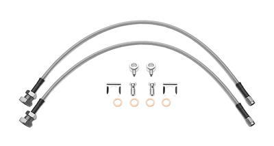 Wilwood Flexline Kit 24in 7/16-20in Banjo - 5/8-26in Male Bulkhead (Fits D52 Caliper) - 220-15868