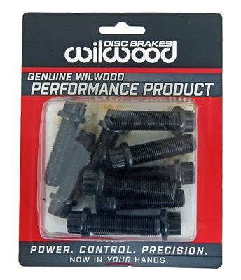 Wilwood Bolt Kit - 1/2-20x1.75 L - 10 Pack (Black) - 230-15369