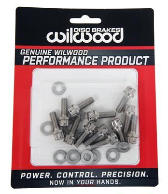 Wilwood Bolt Kit - Hat/Rotor 1/4-28x.75 12 Pt Stainless - 230-8217