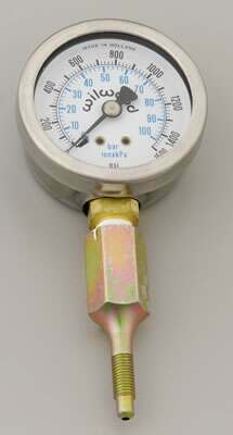 Wilwood Caliper Pressure Gauge - 1500 PSI - 260-0966