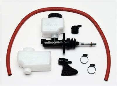 Wilwood Short Remote M/C Kit 5/8in Bore 3/8in-24 Banjo Outlet - 260-13618