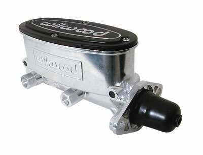 Wilwood High Volume Tandem Master Cylinder - 1 1/8in Bore Ball Burnished - 260-8556-P