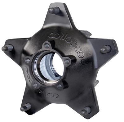 Wilwood Hub-Starlite 55 Rear - Standard Offset 5/8 C Studs-Drilled-Black - 270-6513BD
