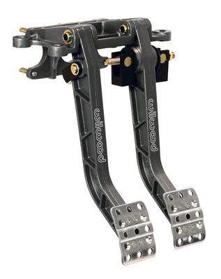 Wilwood Adjustable Dual Pedal - Brake / Clutch - Fwd. Swing Mount - 6.25:1 - 340-11295