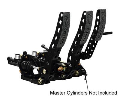 Wilwood Pedal Assembly Floor Mount-Brake Clutch & Throttle - 340-12410