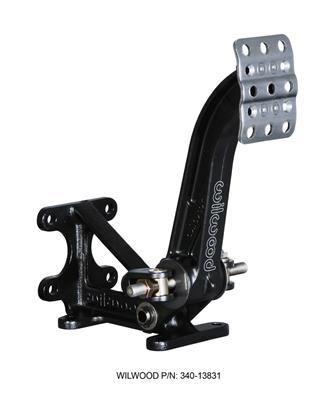 Wilwood Adjustable Brake Pedal - Dual MC - Floor Mount - 6:1 - 340-13831