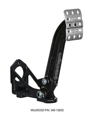 Wilwood Adjustable Single Pedal - Floor Mount - 6:1 - 340-13833