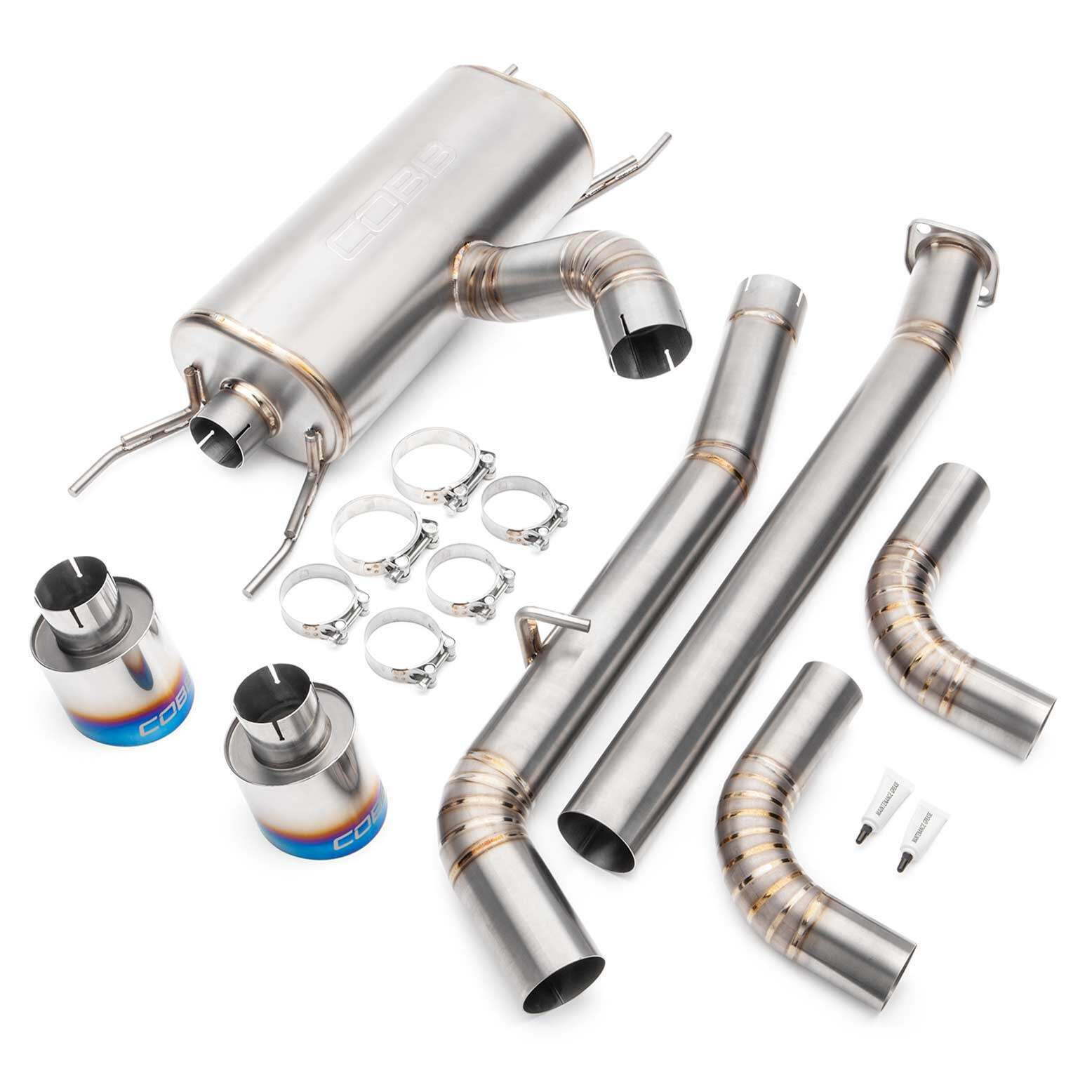 COBB Tuning Titanium Cat-Back Exhaust (Subaru BRZ / Scion FR-S / Toyota GR86) - 5Z1160