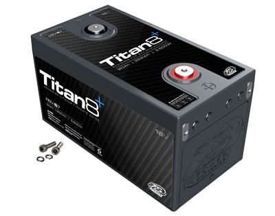 XS Power Lithium Titan 8 Battery - M6 Terminal Bolts Included with Built In 2/0 Distribution - RSV-S7
