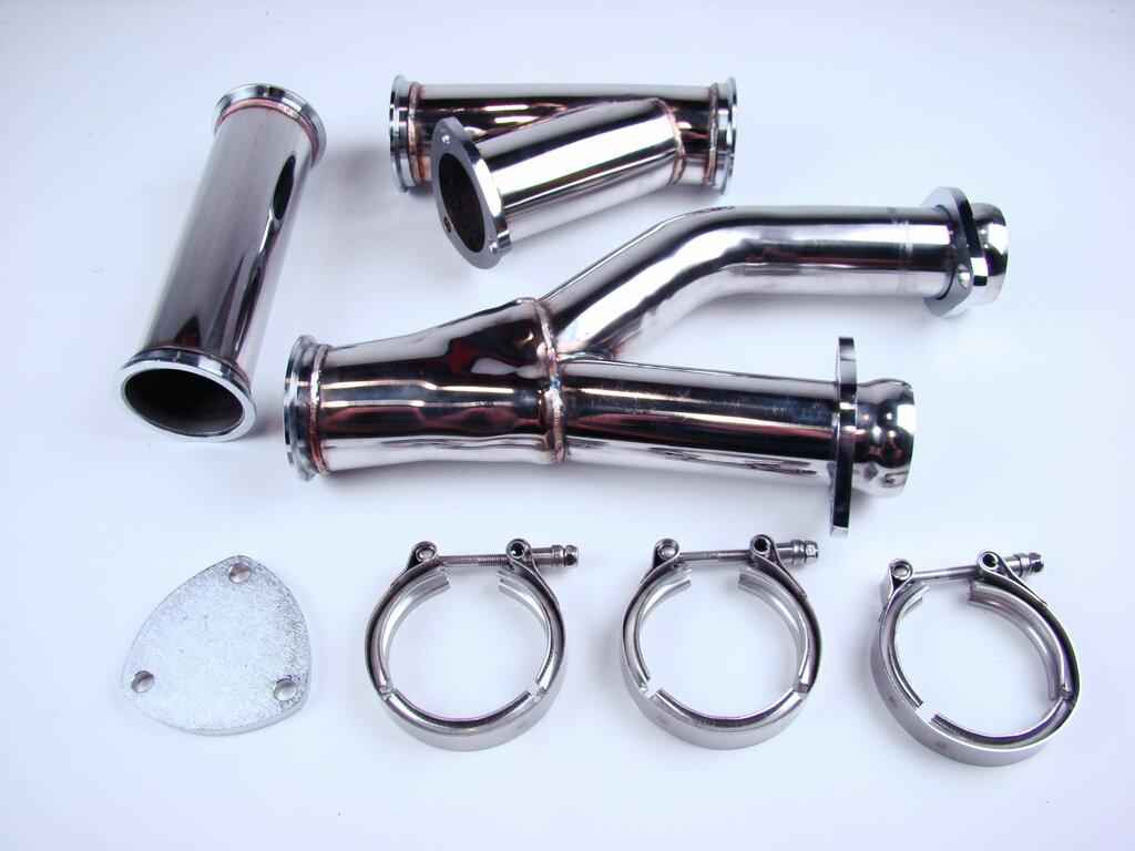 On3 Performance Foxbody 5.0 Y-Pipe Kit for Single Turbo System - YPF