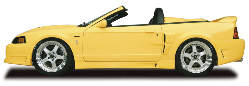 Cervinis 4358 99-04 Mustang Stalker Side Scoops