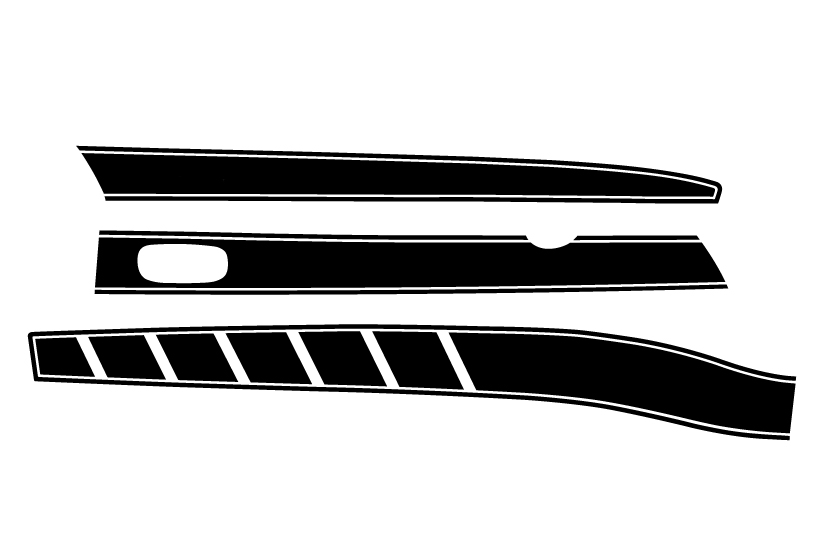 Cervinis 7248 08-10 Challenger Side Vinyl w/o Logo