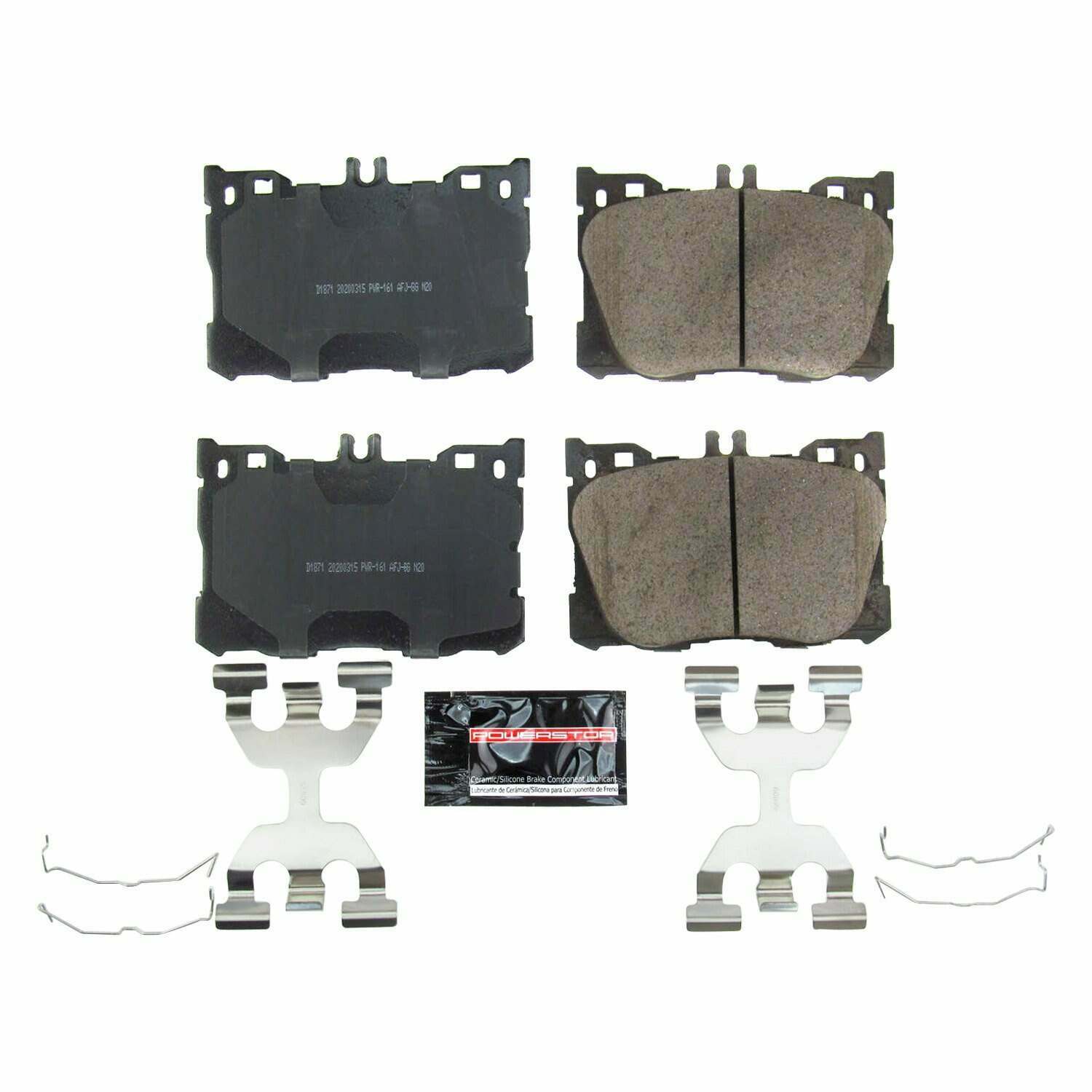 Power Stop 17-18 Mercedes-Benz C43 AMG Front Z23 Evolution Sport Brake Pads w/Hardware - Z23-1871