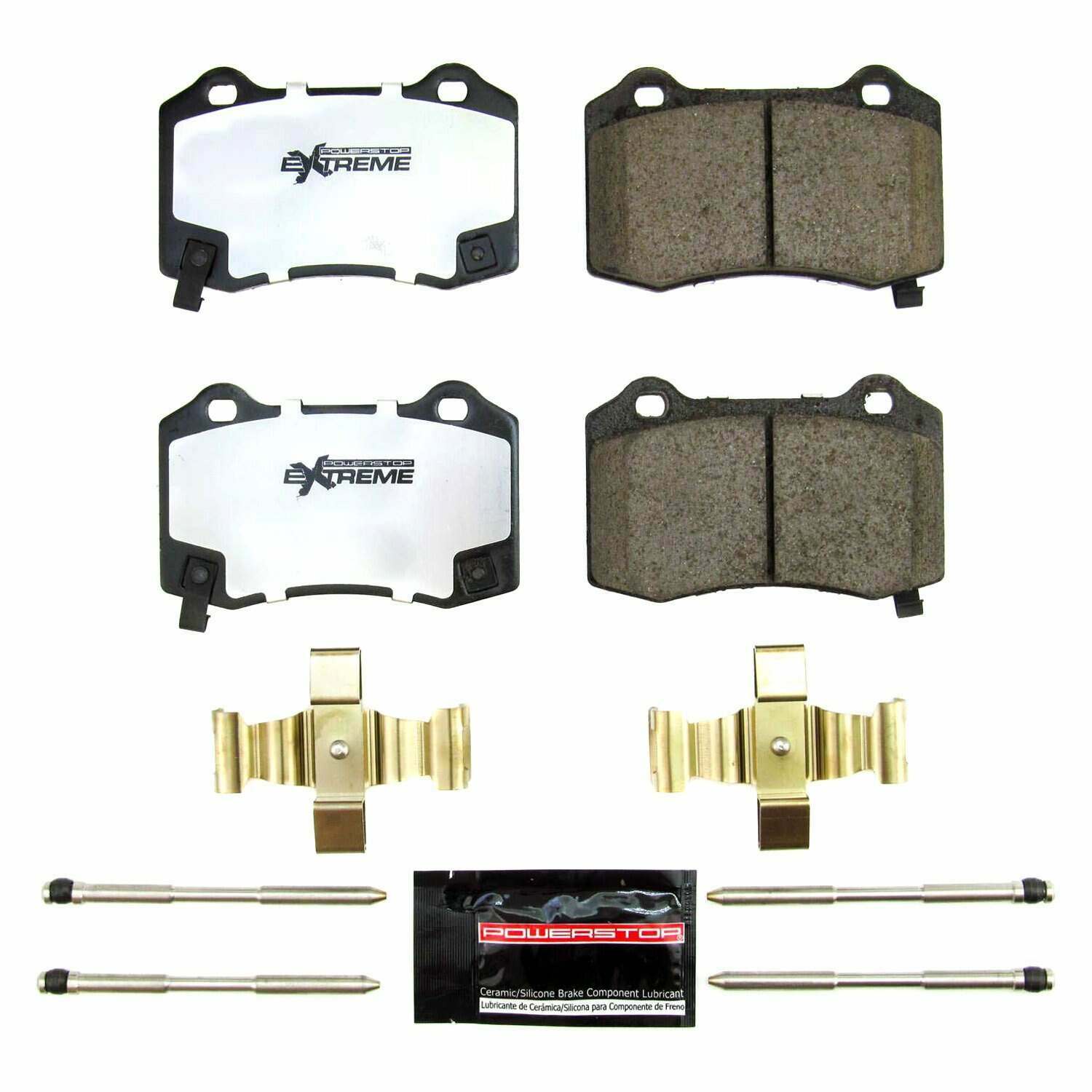 Power Stop 18-21 Jeep Grand Cherokee Rear Z26 Extreme Street Brake Pads w/Hardware - Z26-1053B