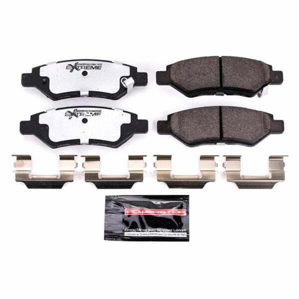 Power Stop 08-14 Cadillac CTS Rear Z26 Extreme Street Brake Pads w/Hardware - Z26-1337