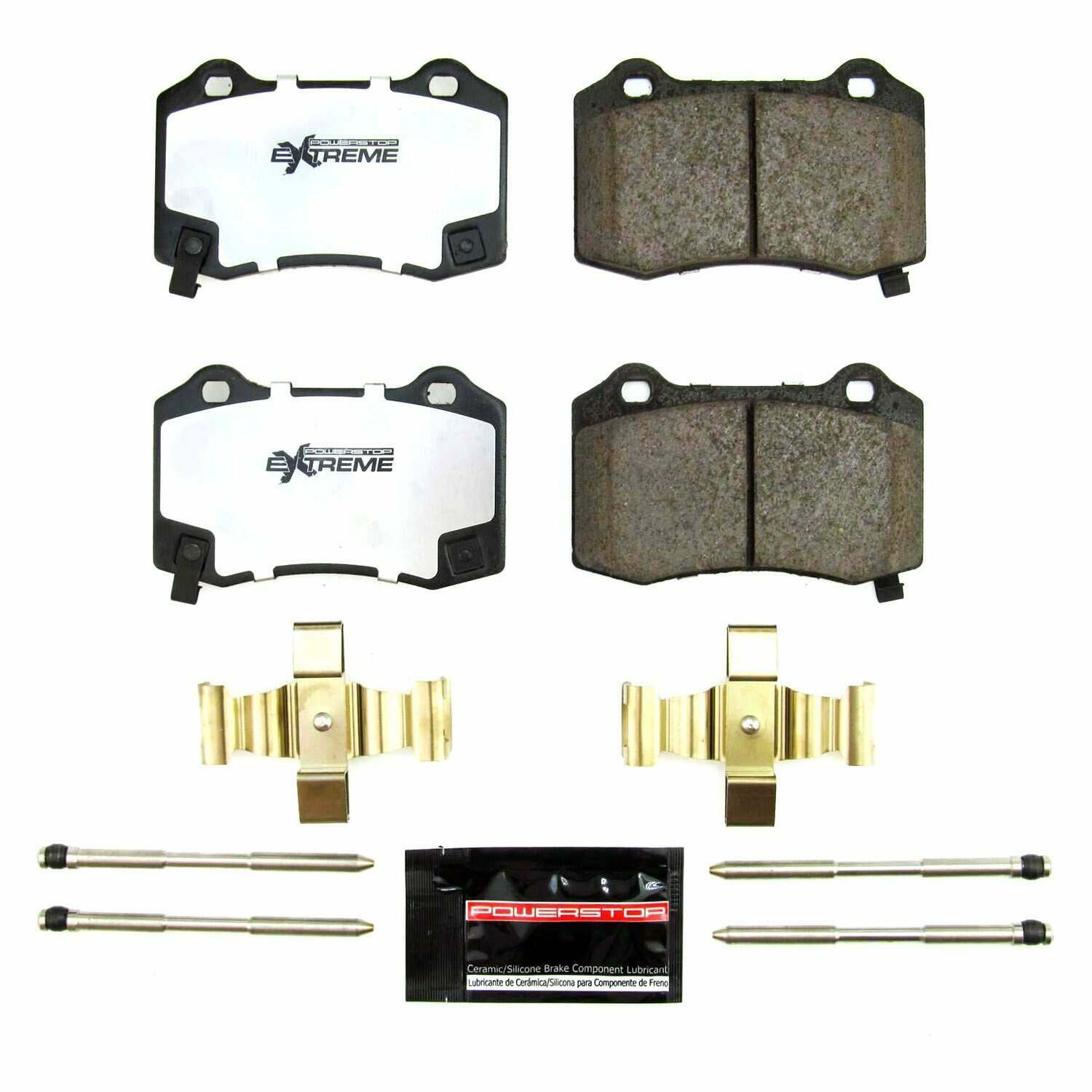 Power Stop 18-21 Jeep Grand Cherokee Rear Z36 Truck & Tow Brake Pads w/Hardware - Z36-1053B
