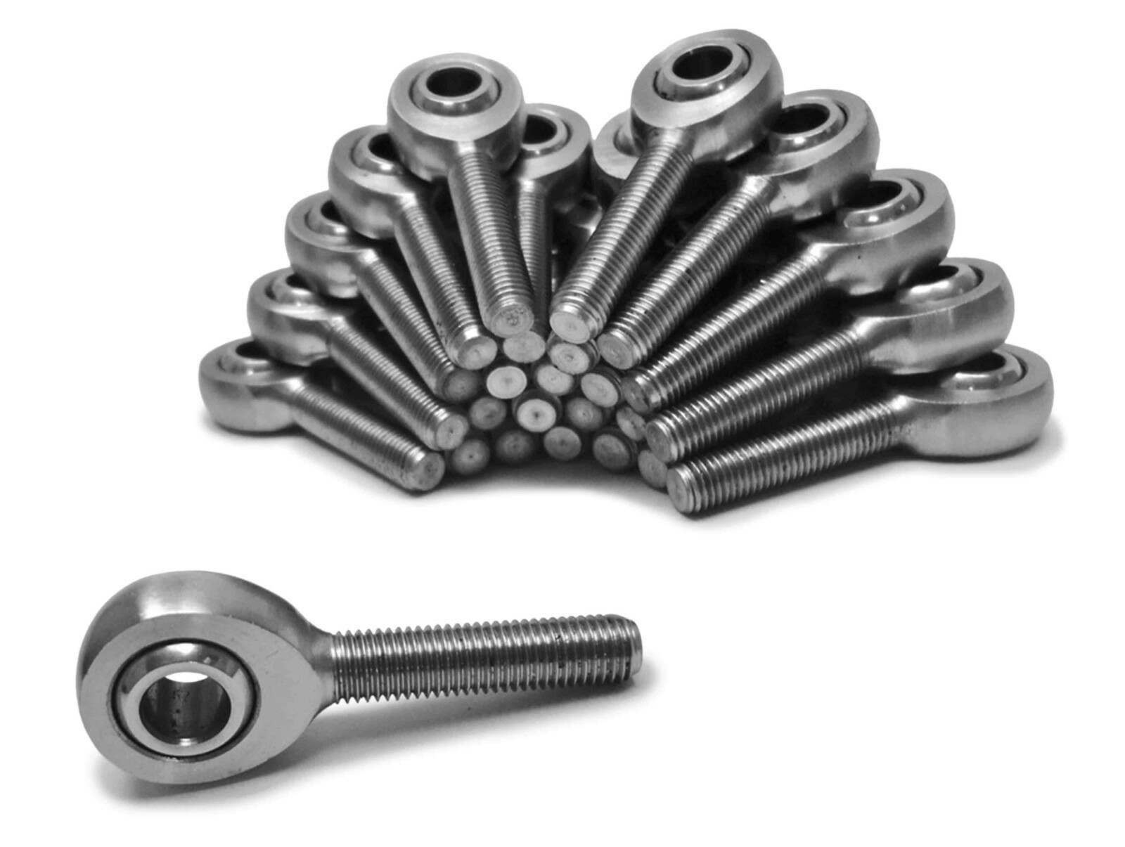Steinjager Metric Male Rod Ends Steel Housing, PTFE Race M14 x 2.00 RH 25 Pack - J0015051