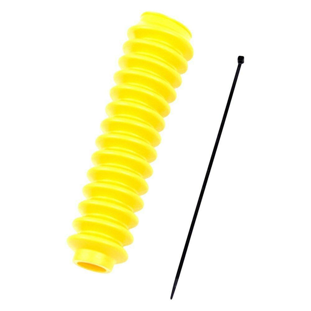 Zone Offroad Shock Boot - Bagged w/Tie - Yellow - ZONU3103