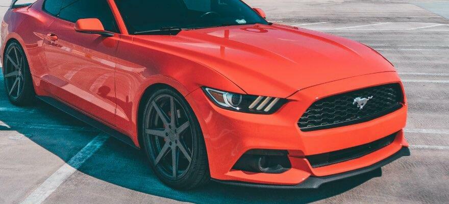 Mustang Mods on a Red GT