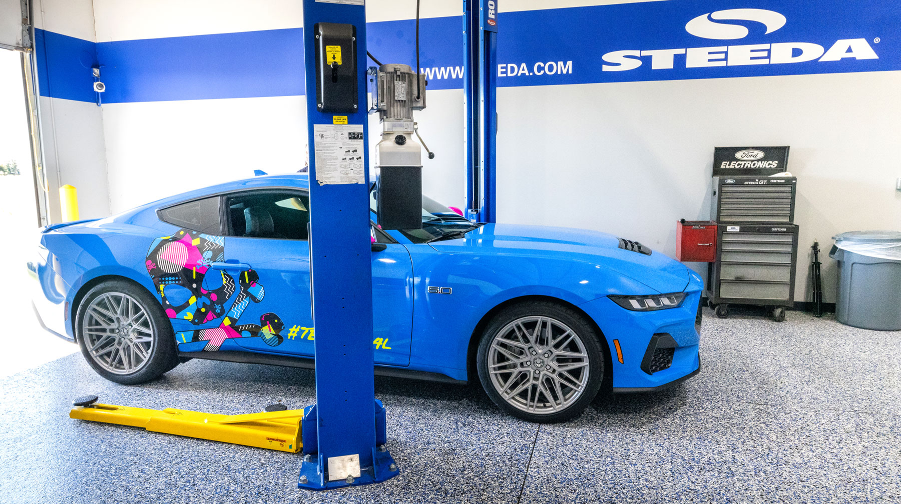 2024 Mustang GT at Steeda for some new suspension