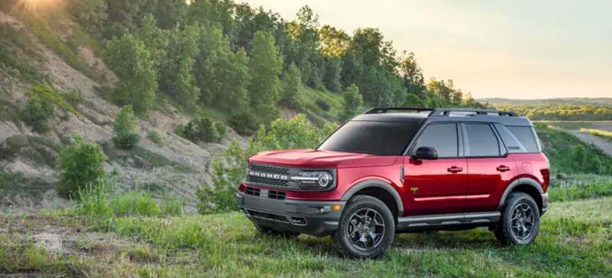 Red 2021 Ford Bronco