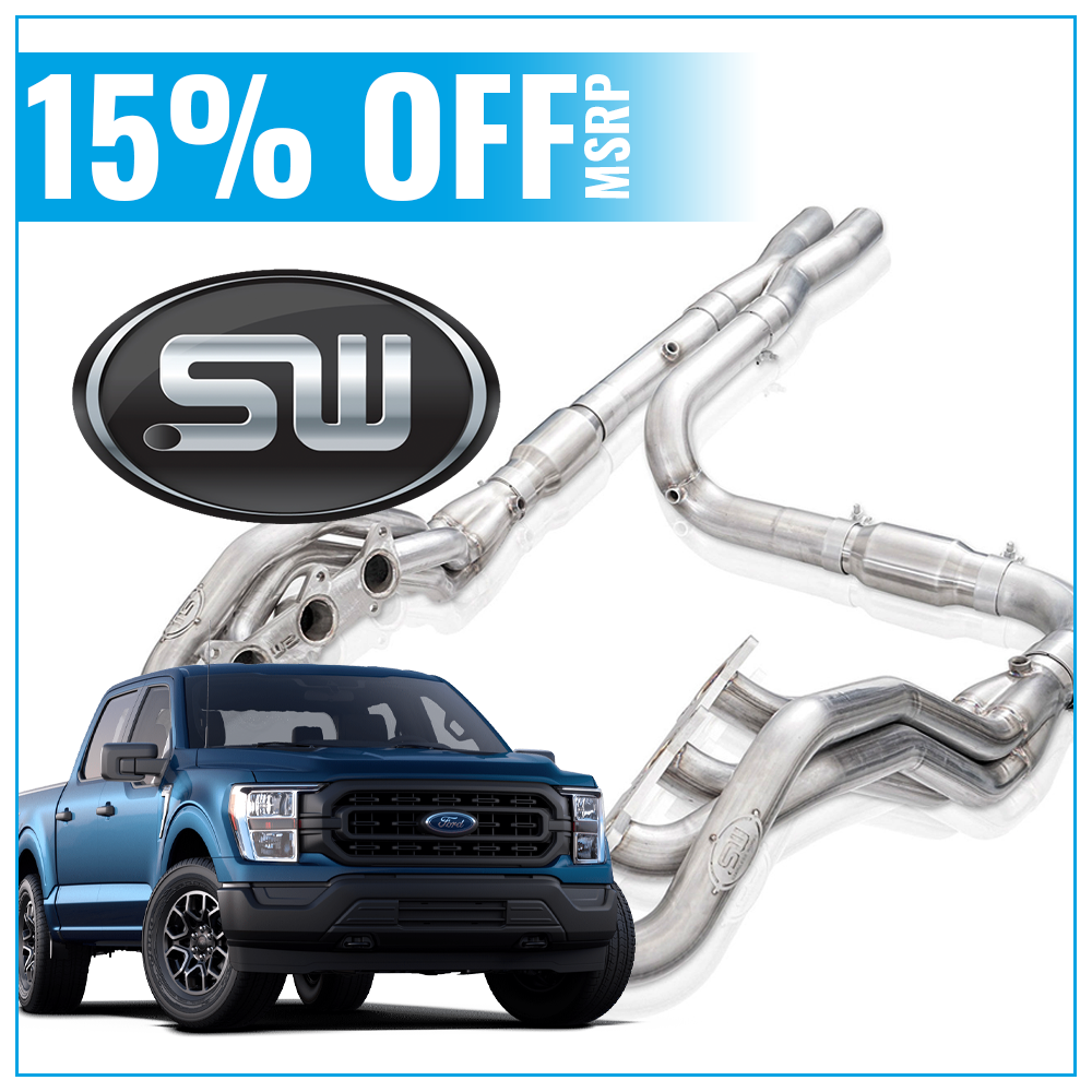15% off Stainless Works F150 Exhausts